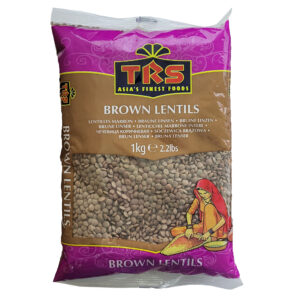 TRS Brown Lentils 1kg – Brązowa Soczewica | Naturalne Źródło Białka | Idealna do Zup i Curry